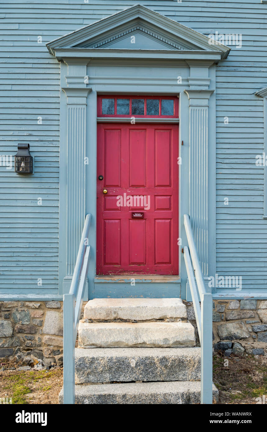 Front Door Of A House In Portsmouth Nh Stock Photo 264783342 Alamy
