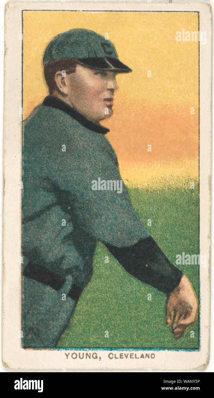 Cy Young, Cleveland Naps, baseball card portrait Stock Photo