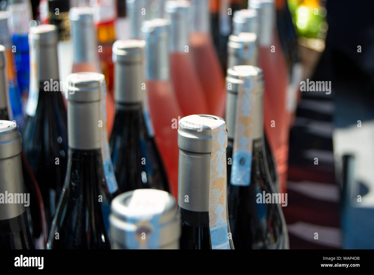 wine company products bottles Stock Photo Alamy
