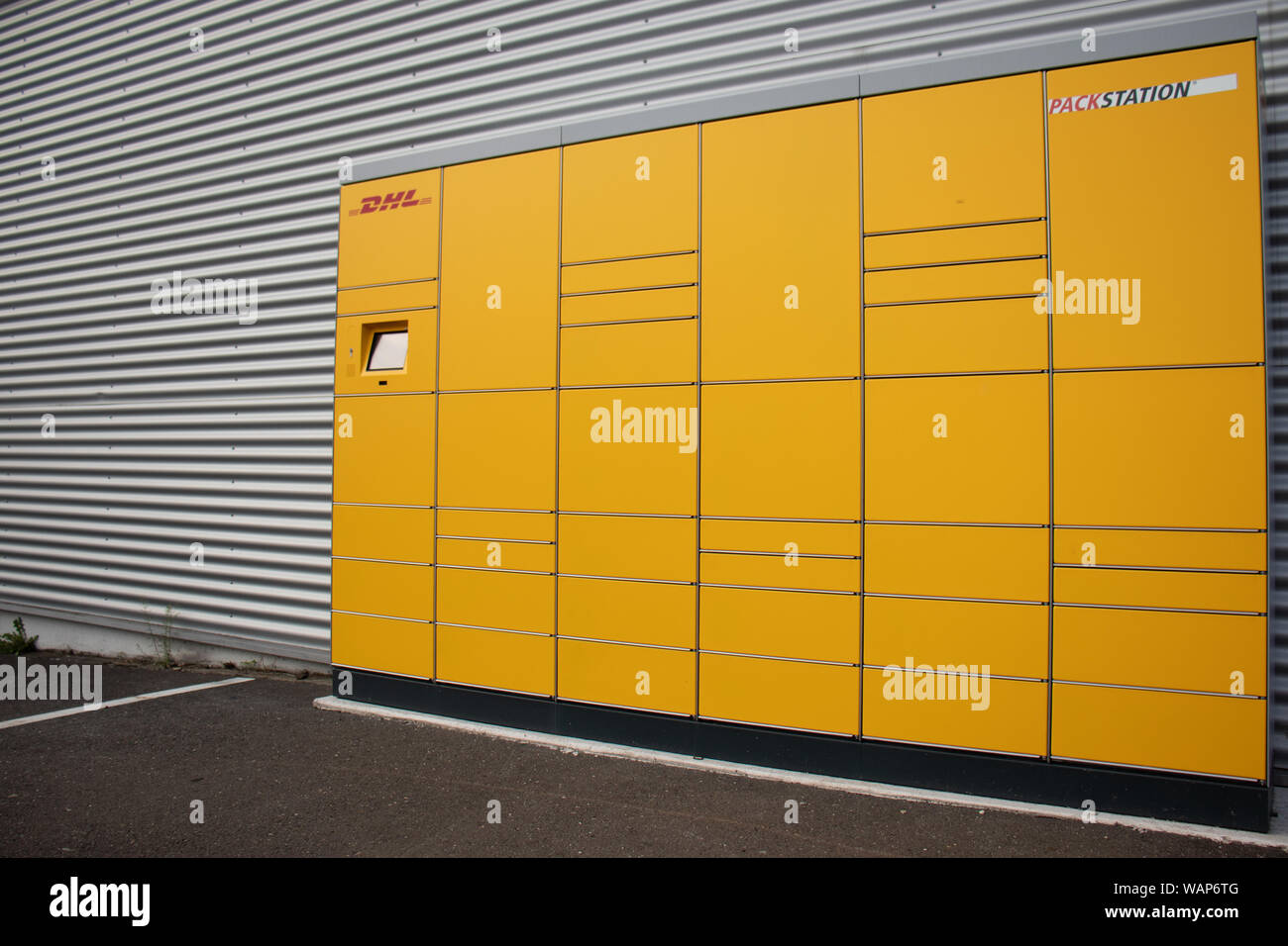Parcel station hi-res stock photography and images - Alamy