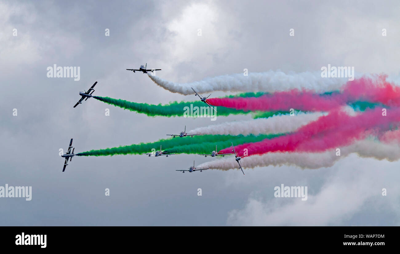 Italian Air Force, Frecce Tricolri at the Royal International Air Tattoo 2019 Stock Photo