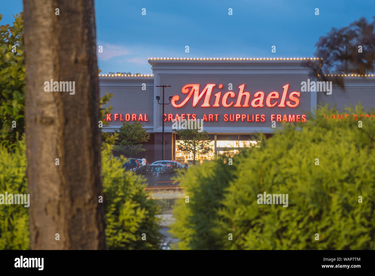 Michael's Arts and Crafts Store, NYC Stock Photo - Alamy