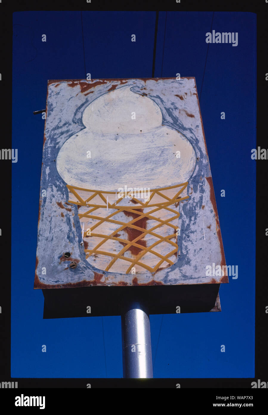 Dairy Ice Cream sign, Verden, Oklahoma Stock Photo Alamy