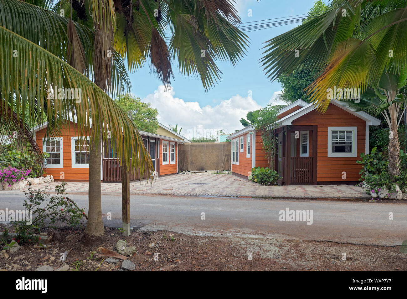 Housing in Bodden Town on Grand Cayman Island, Cayman Islands Stock