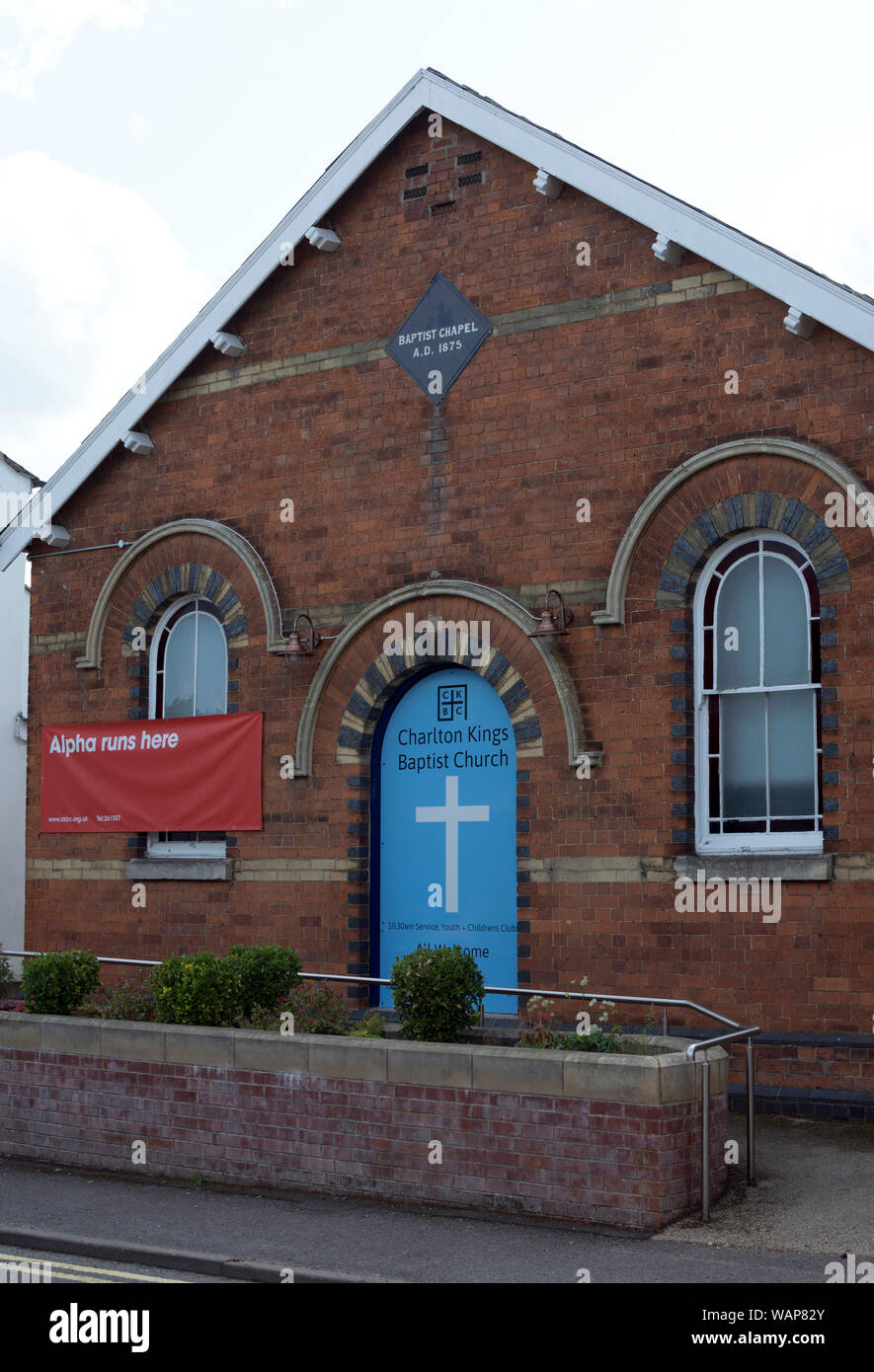 The Baptist Church, Charlton Kings, Gloucestershire, England, UK Stock