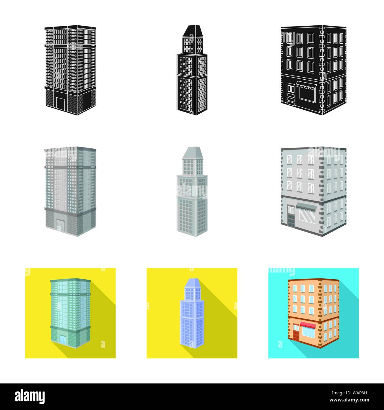 Vector design of construction and building sign. Set of construction ...