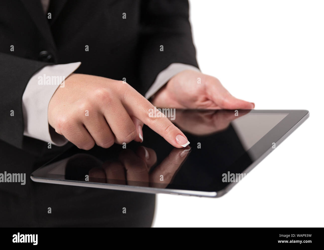 Business professional using isolated screen hi-res stock photography ...