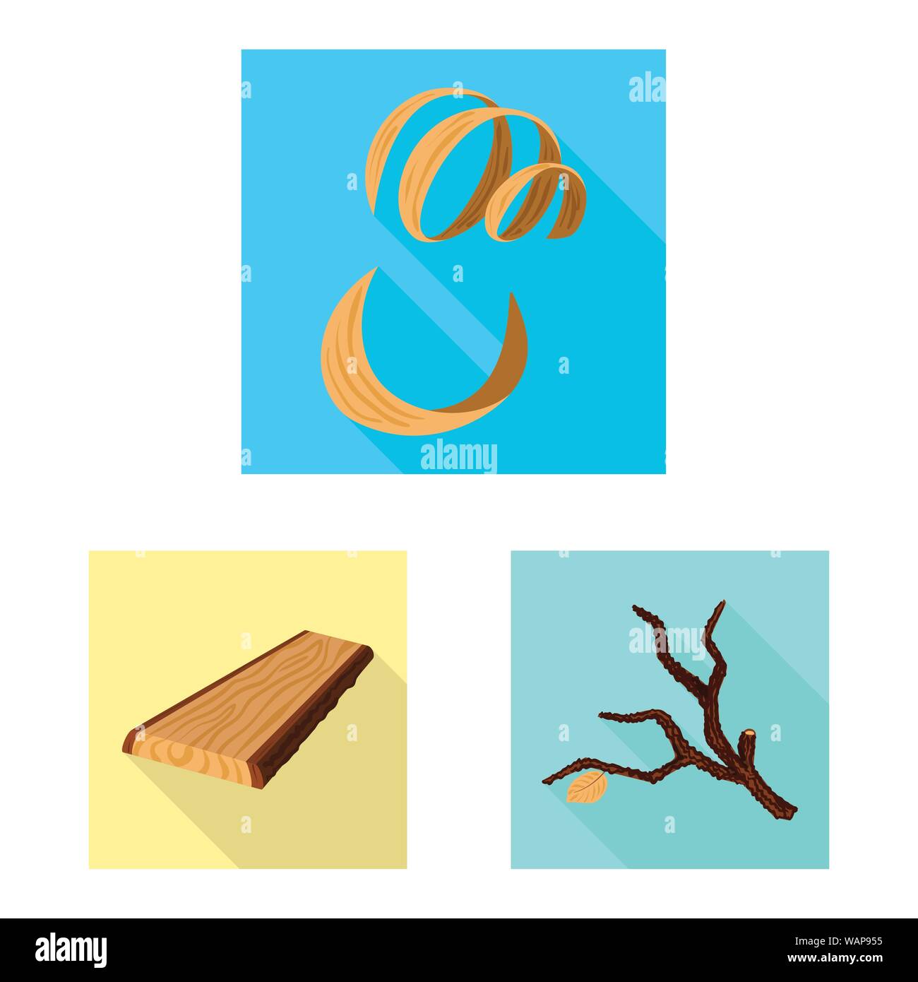 Vector design of material and nature logo. Collection of material and ...