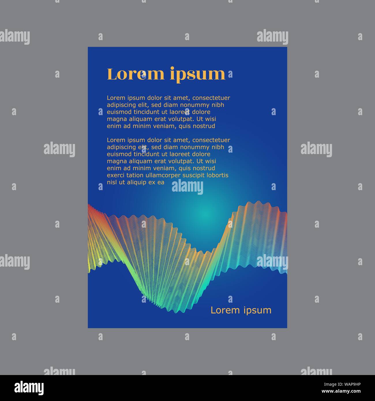 Flyer Using Cliping Mask Brochure design template vector.Flyer. Leaflet cover presentation ...
