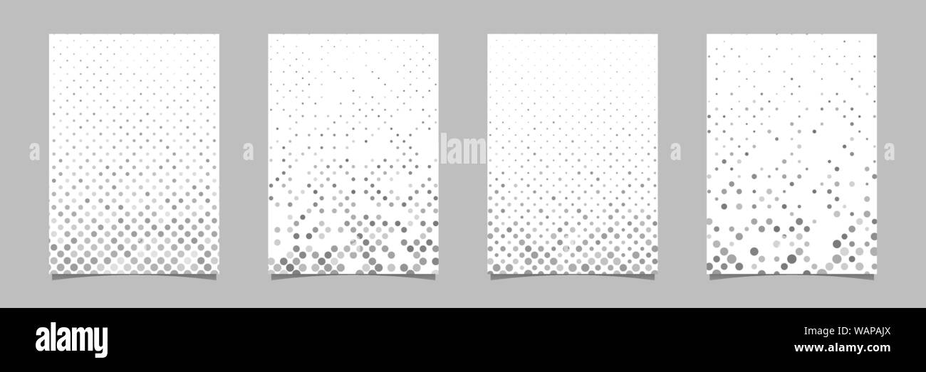 Abstract geometrical circle pattern brochure background template set ...