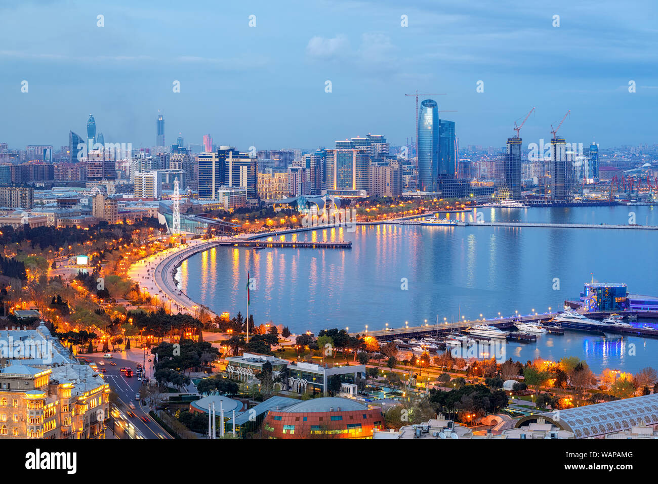 Baku city azerbaijan hi-res stock photography and images - Alamy