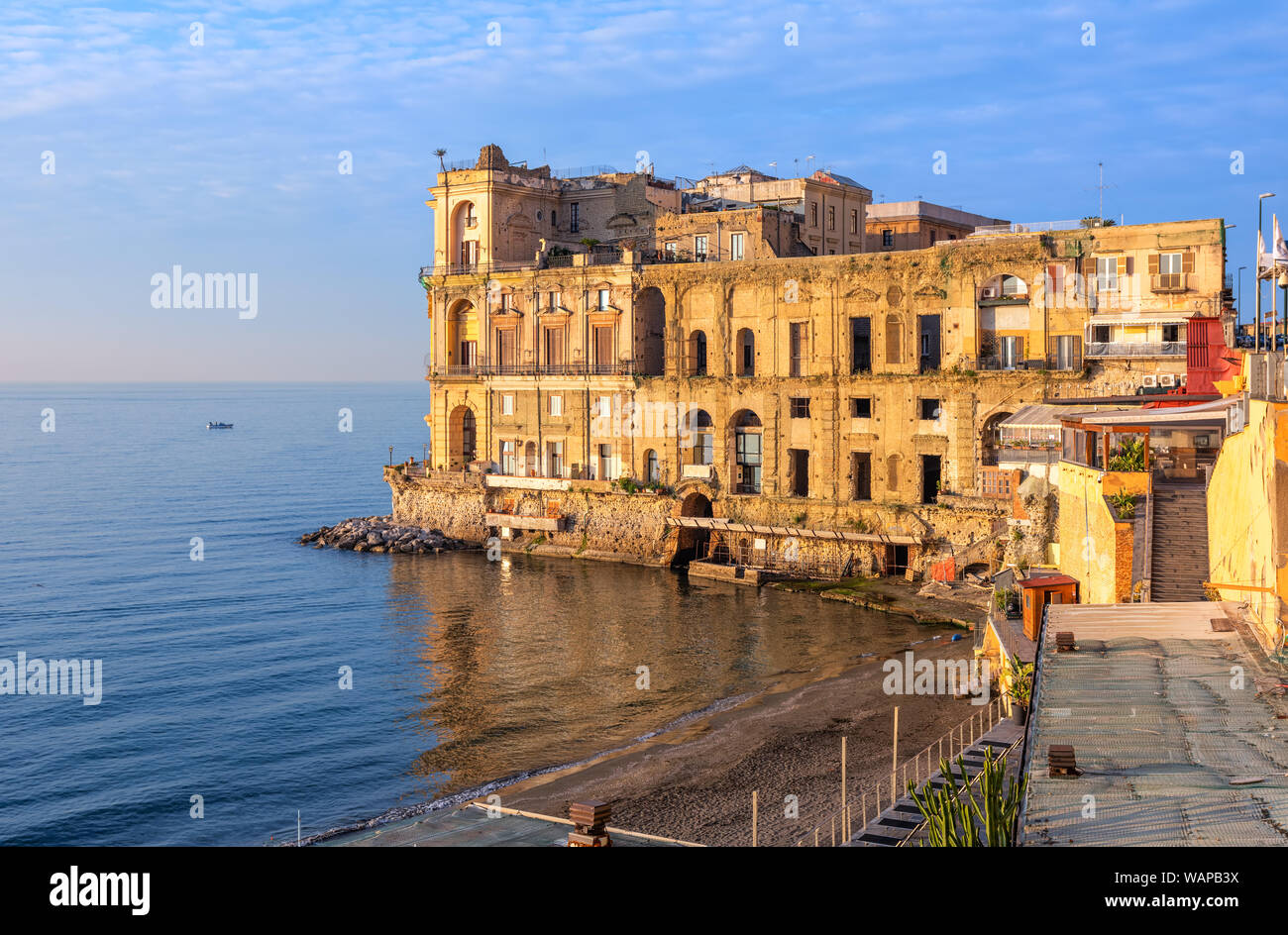 Palazzo Donn'Anna is a historical residence palace in Naples, Italy