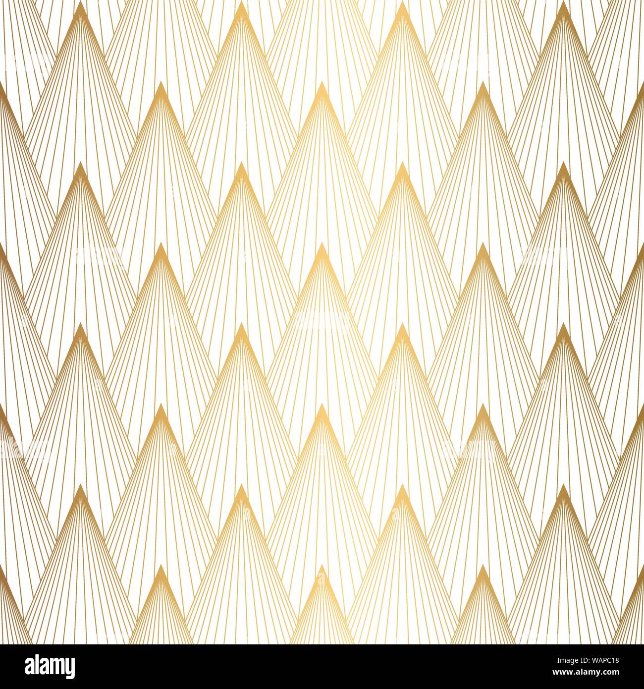 Art Deco Pattern. Seamless white and gold background Stock Vector Image & Art Alamy