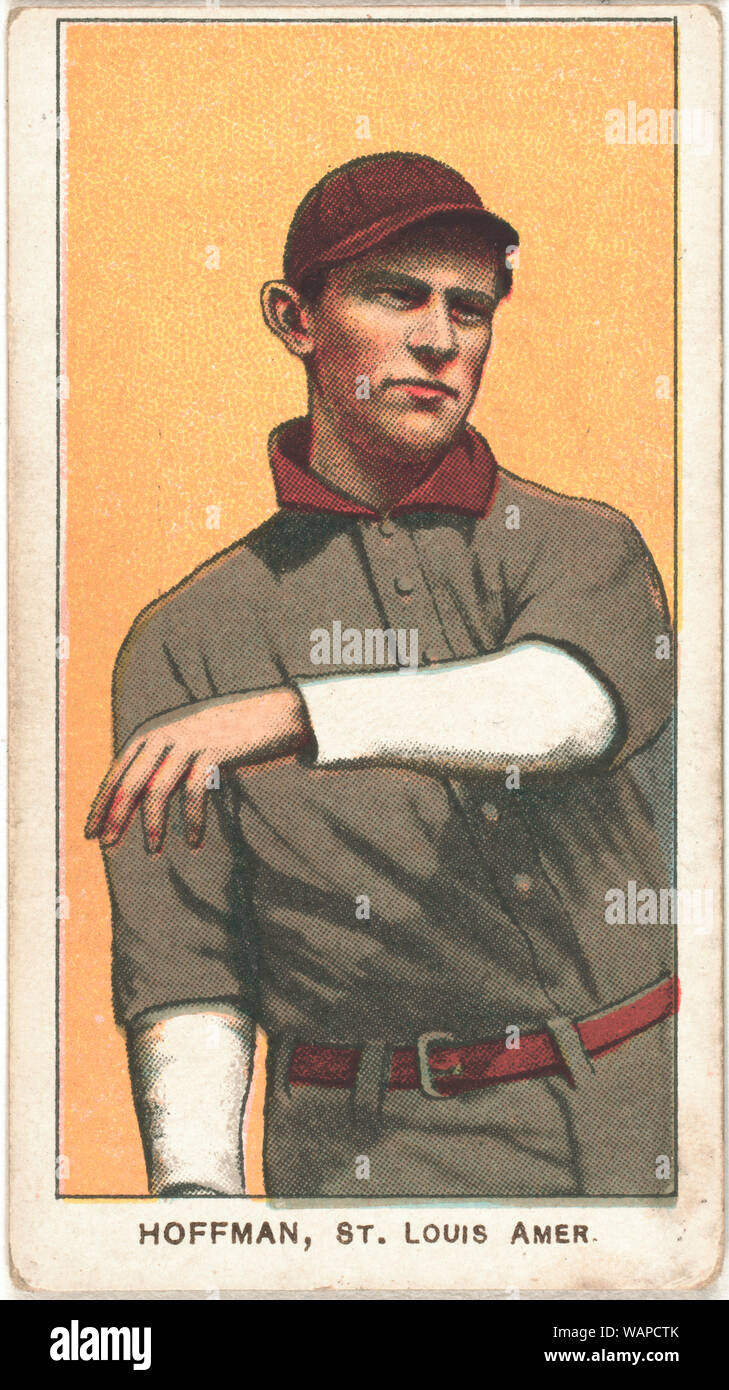 Danny Hoffman, St. Louis Browns, baseball card portrait Stock Photo