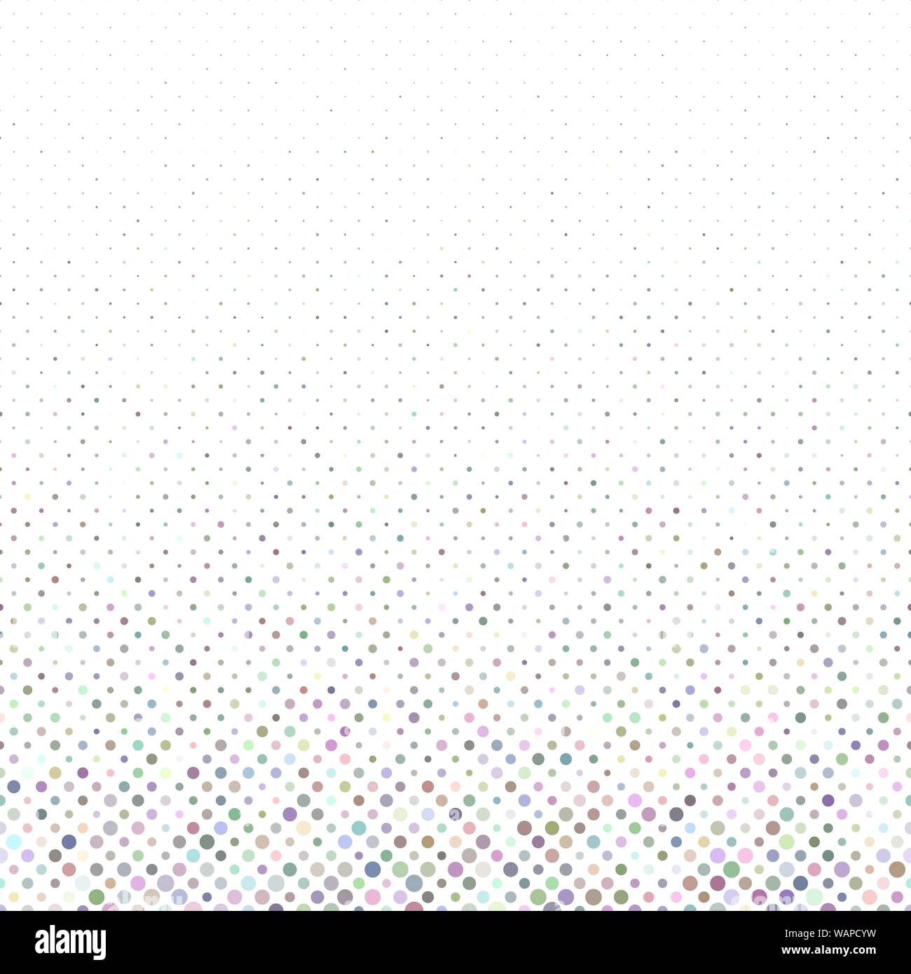 Colorful abstract repeating dot pattern - vector winter background ...