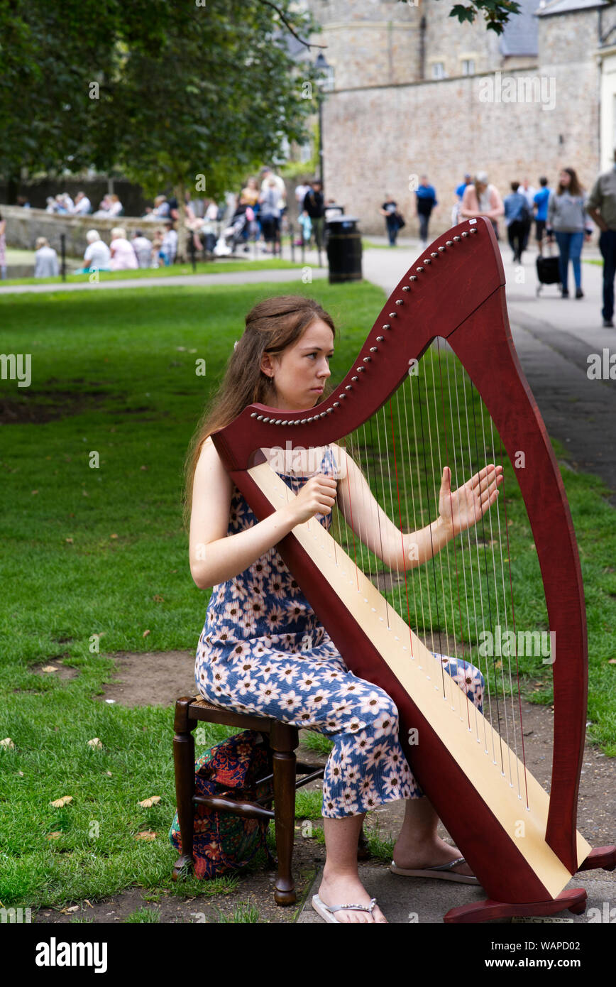 Celtic harp hires stock photography and images Alamy