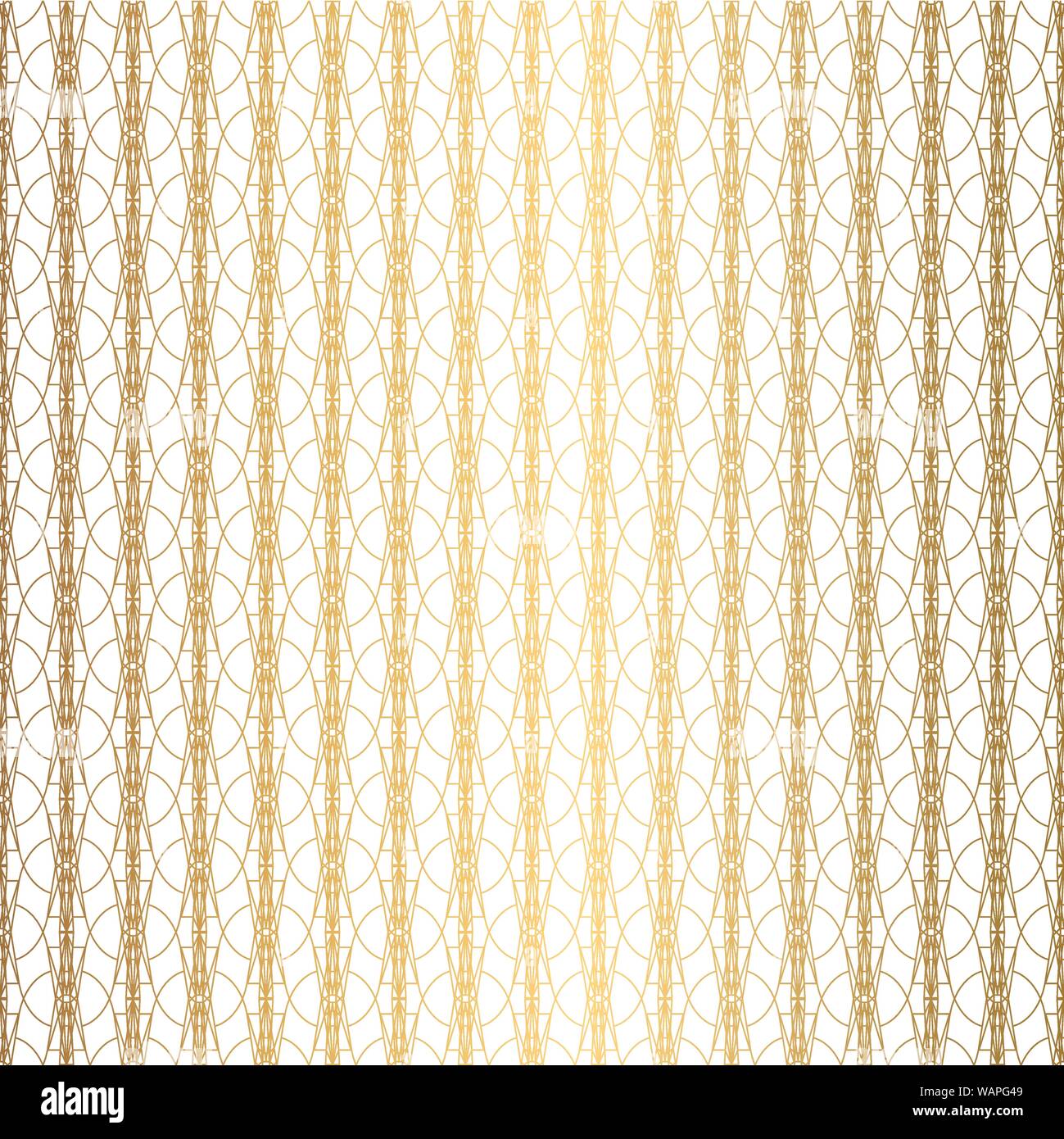 Art Deco Pattern. Seamless white and gold background Stock Vector Image ...