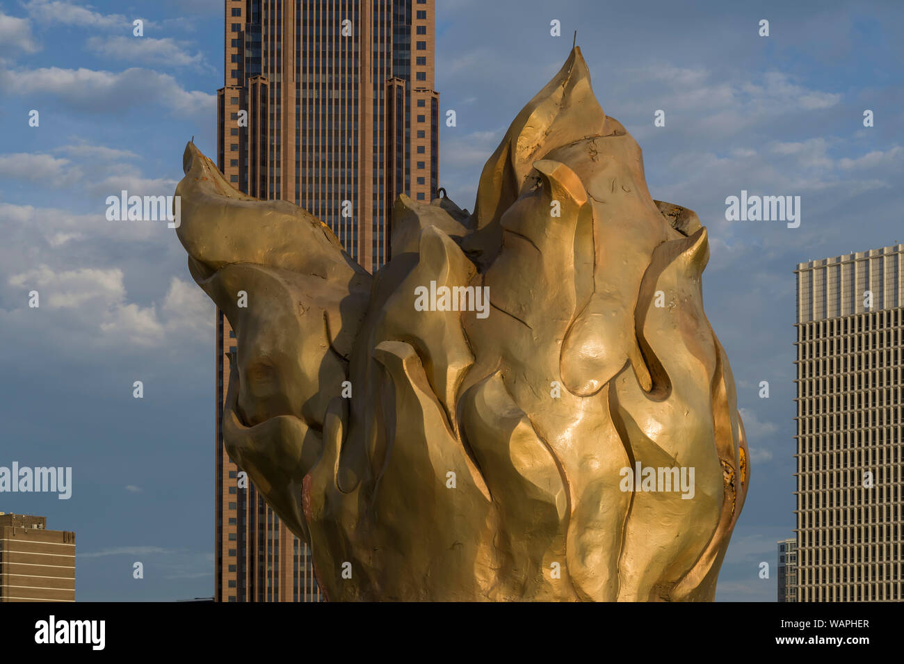 Olympic Torch, Midtown, Atlanta, Georgia, from the 1996 Games Stock Photo