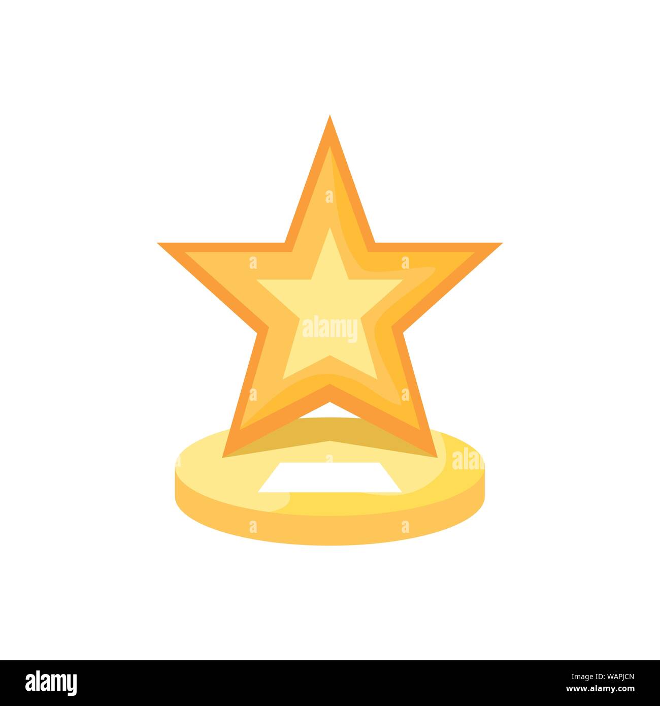 star award trophy isolated icon vector illustration design Stock Vector ...