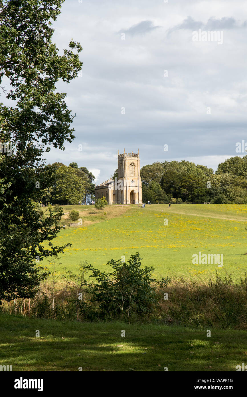 St Mary Magdalene Church at Croome in Worcestershire Stock Photo
