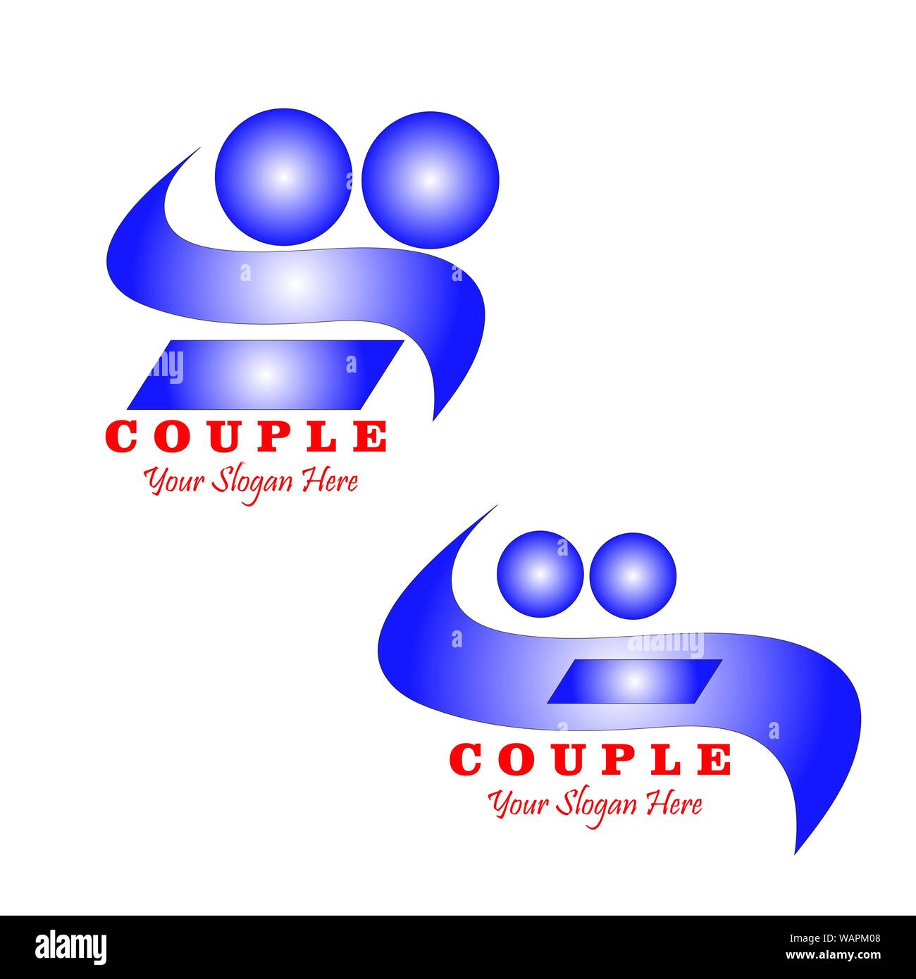 Vector couple logo. Love, support, man and woman together icon, concept ...
