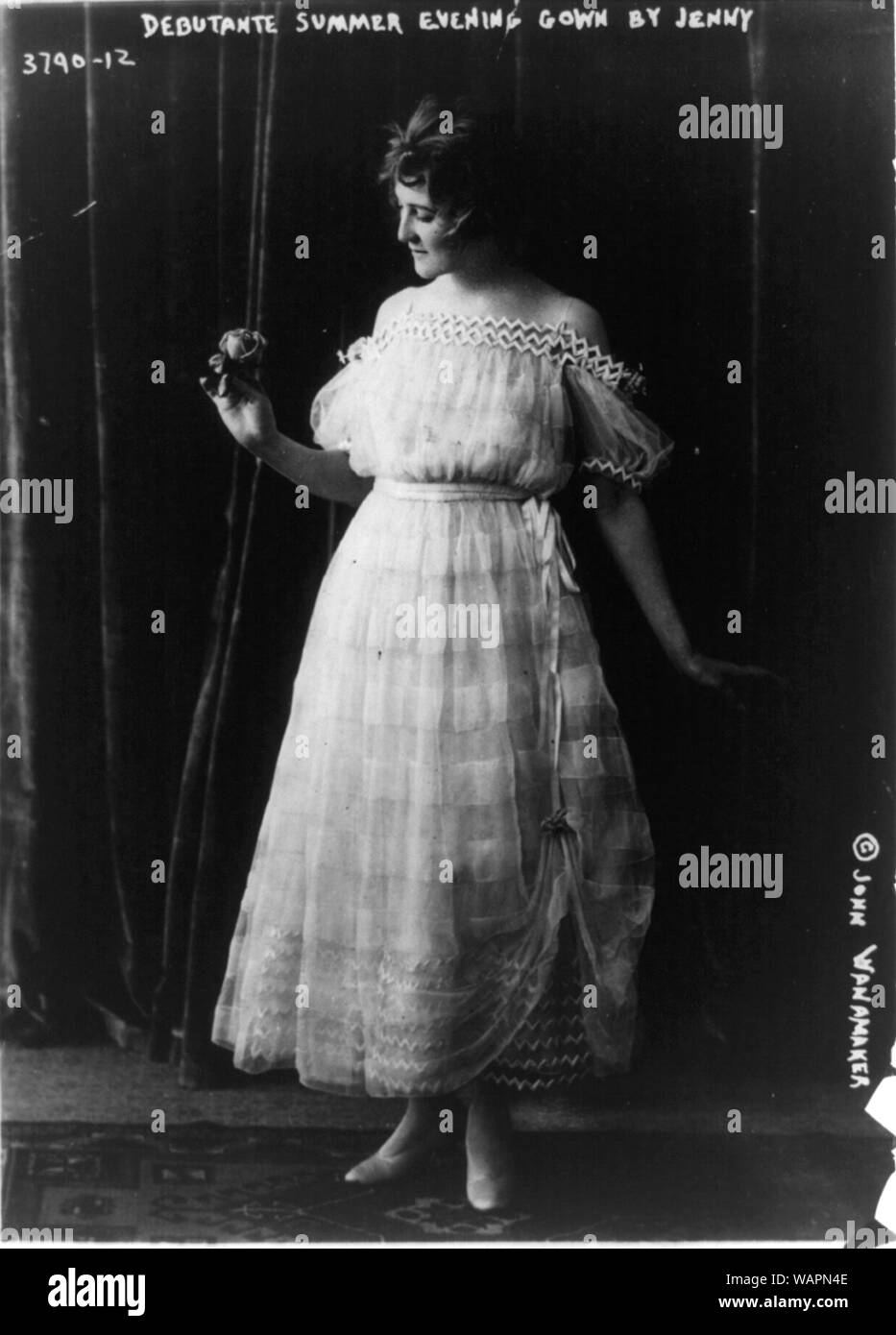 Debutante gown Black and White Stock Photos & Images - Alamy