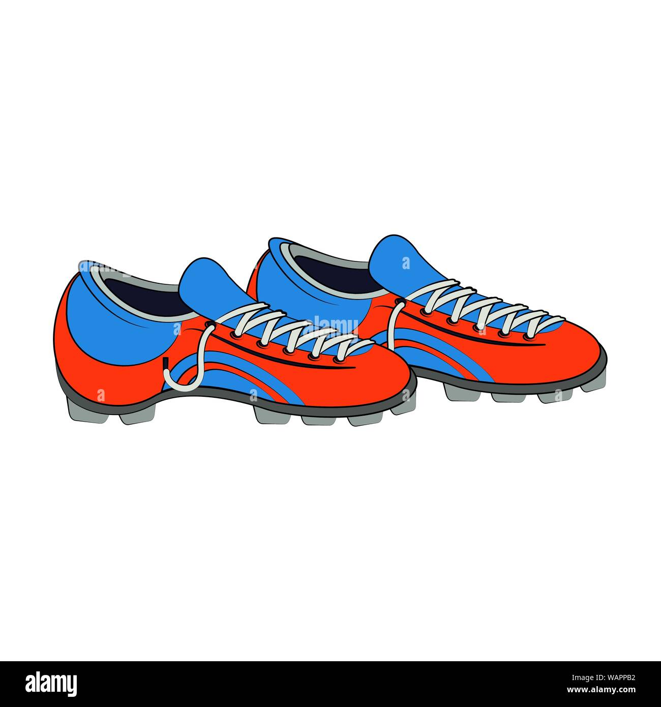 Soccer footwear boots game equipment Stock Vector Image & Art - Alamy