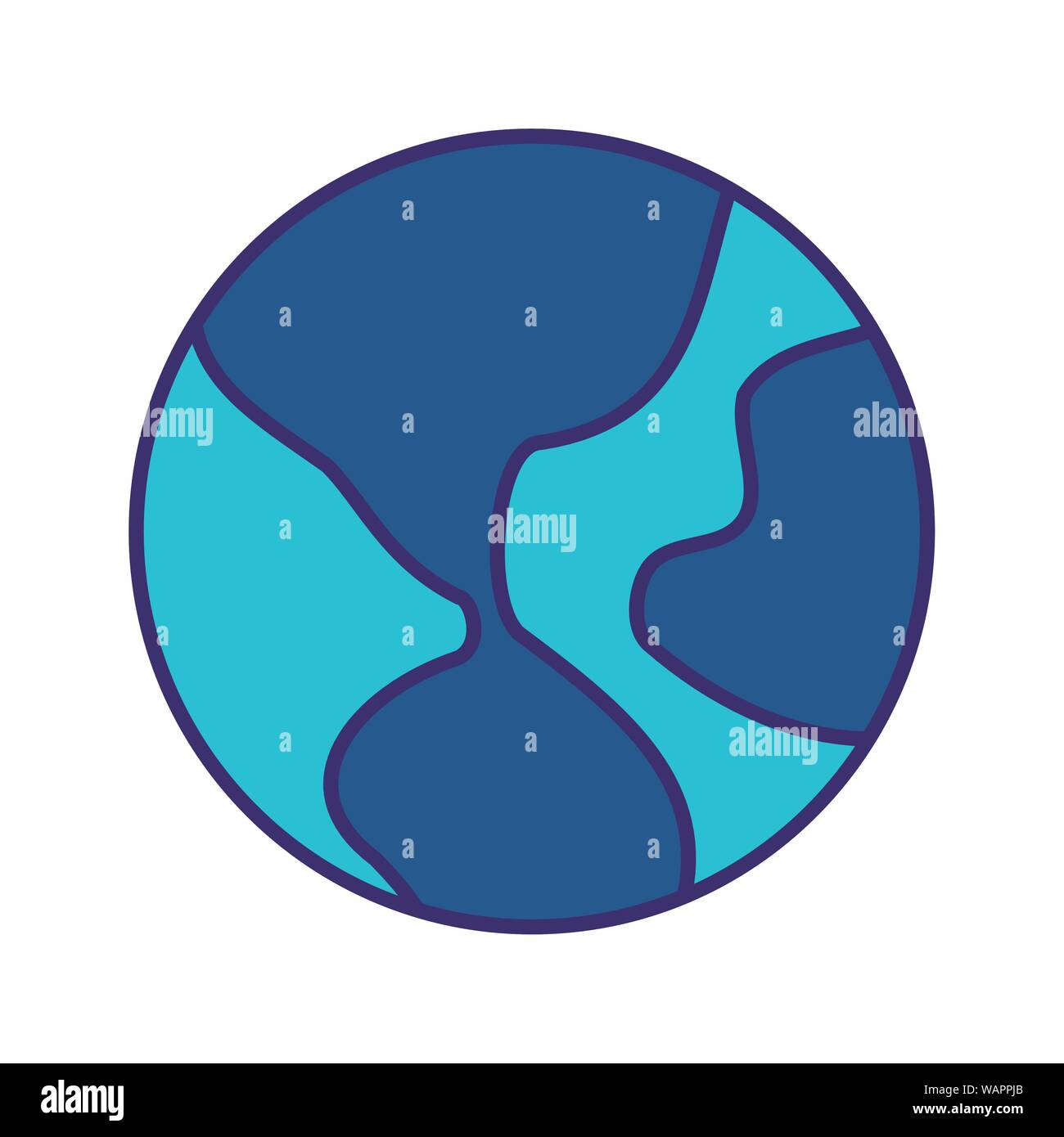 world planet earth isolated icon vector illustration design Stock ...