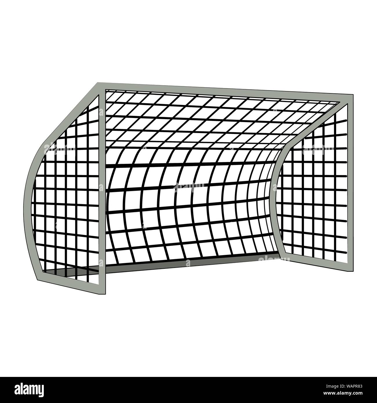 Soccer football goal sport equipment Stock Vector Image & Art Alamy