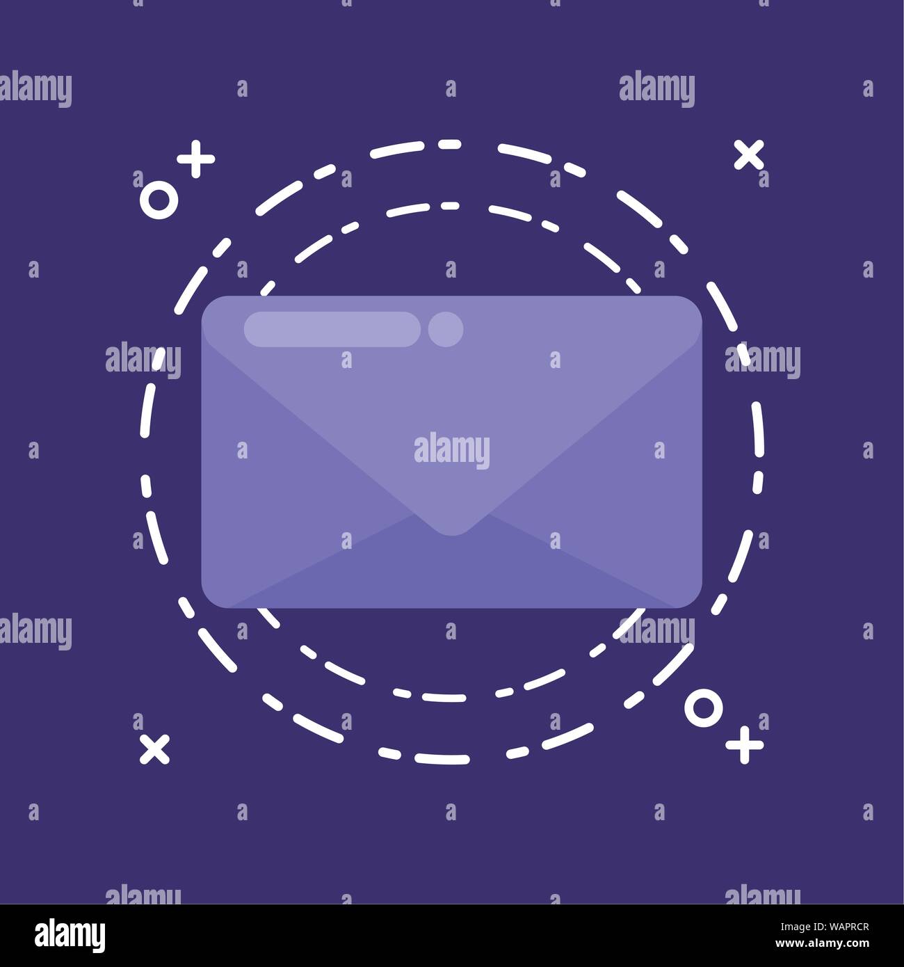 envelope mail communication closed isolated icon vector illustration ...
