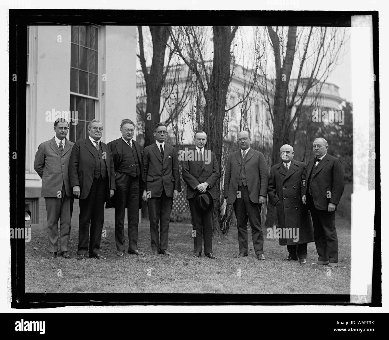 Delegation who witnessed signing of Lincoln Memorial Bridge bill, 2/13/25 Stock Photo