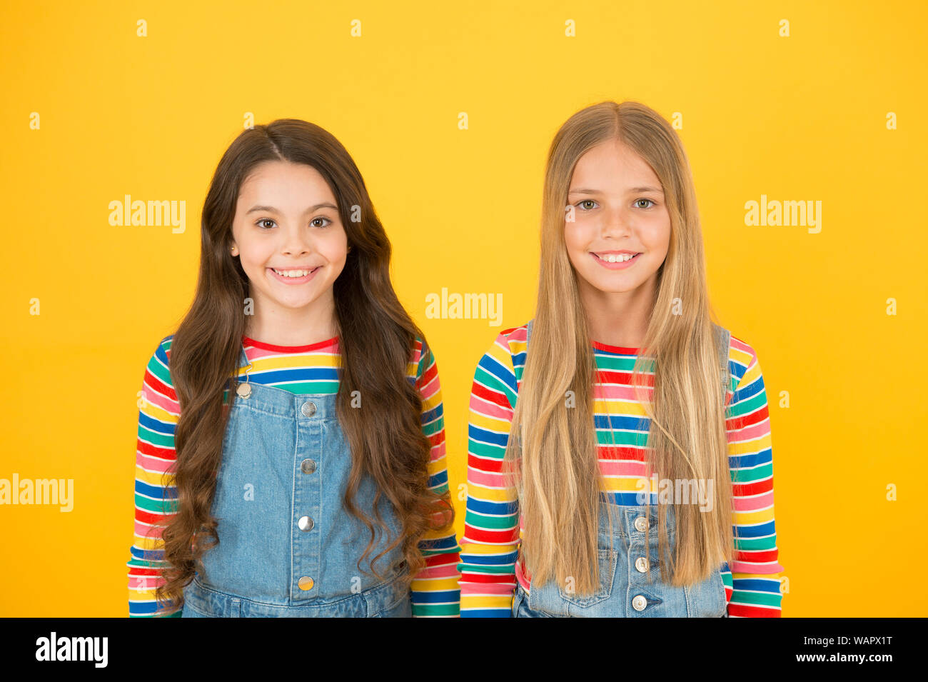 Long Hair Best Female Adorn Girls Blonde And Brunette Shiny