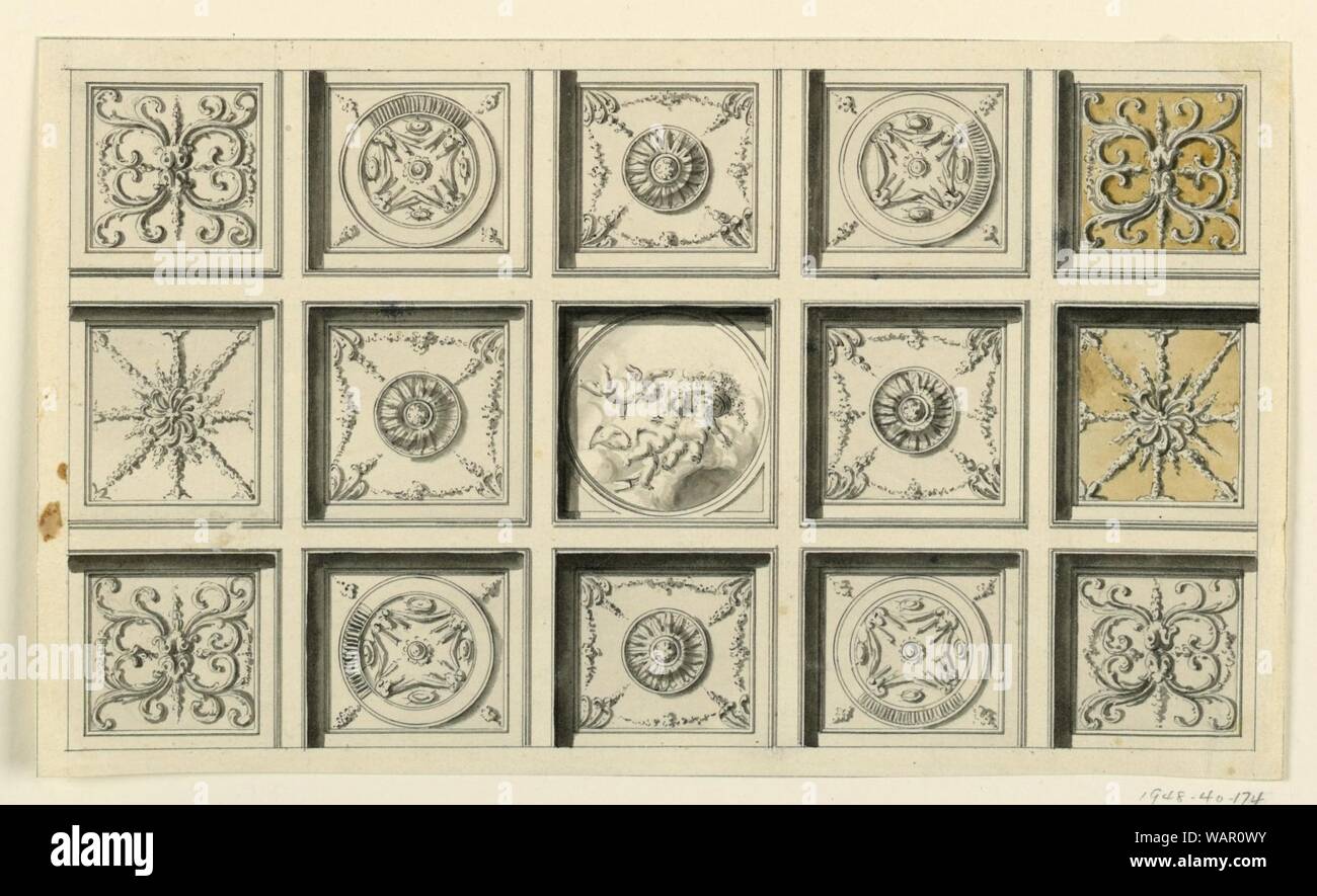 Drawing, Ceiling Design, 181522 Stock Photo Alamy