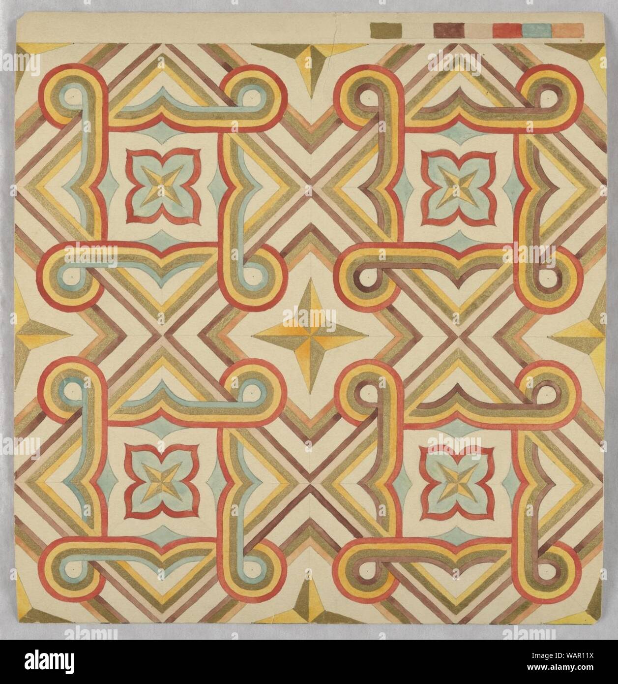 Drawing, Ceramic Tile design, 188099 Stock Photo Alamy