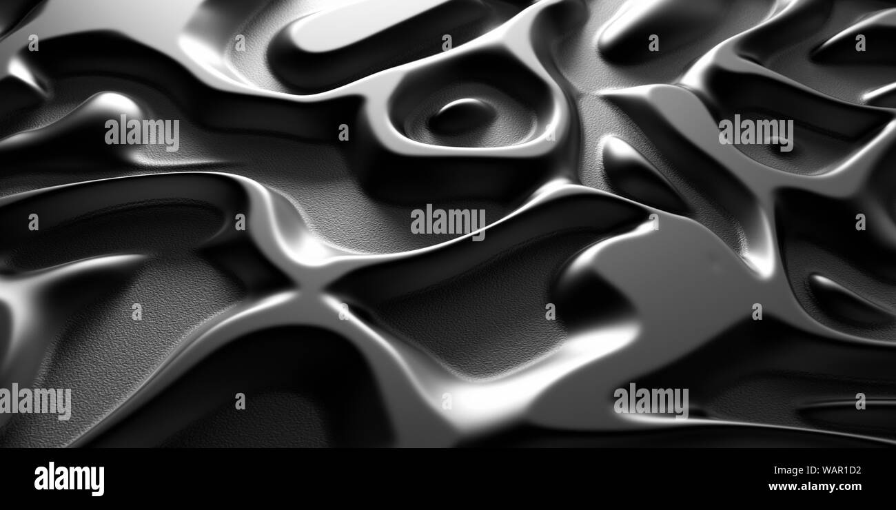 3d Visual arts background with Psychedelic Tribal Liquid Surface