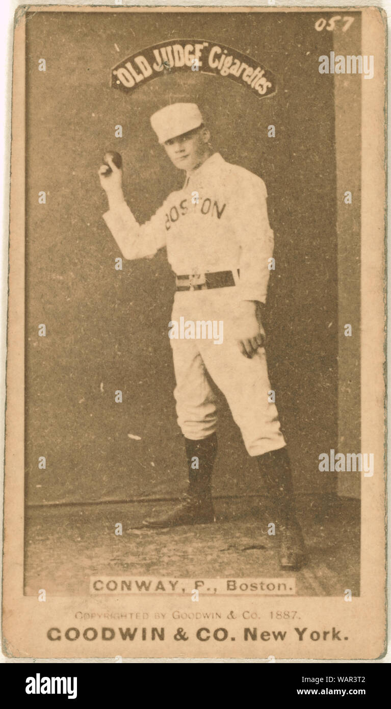 Dick Conway, Boston Beaneaters, baseball card portrait Stock Photo Alamy