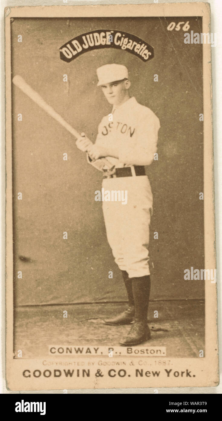 Dick Conway, Boston Beaneaters, baseball card portrait Stock Photo Alamy
