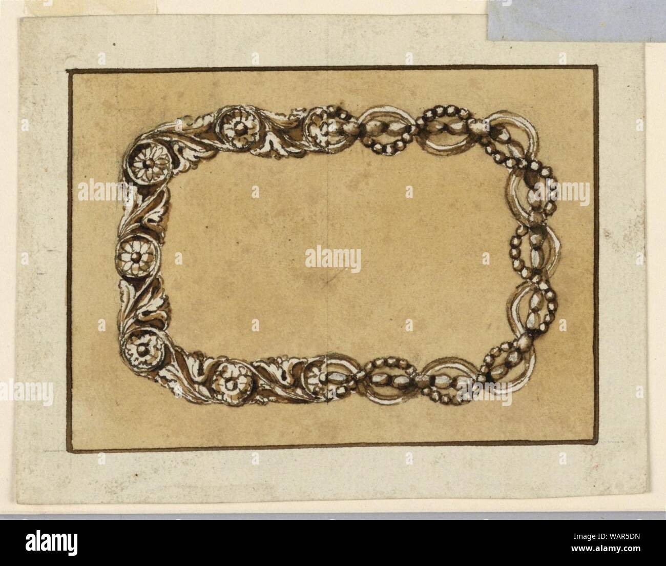 Drawing, Design for a Frame with Alternative Suggestions, 182050 Stock