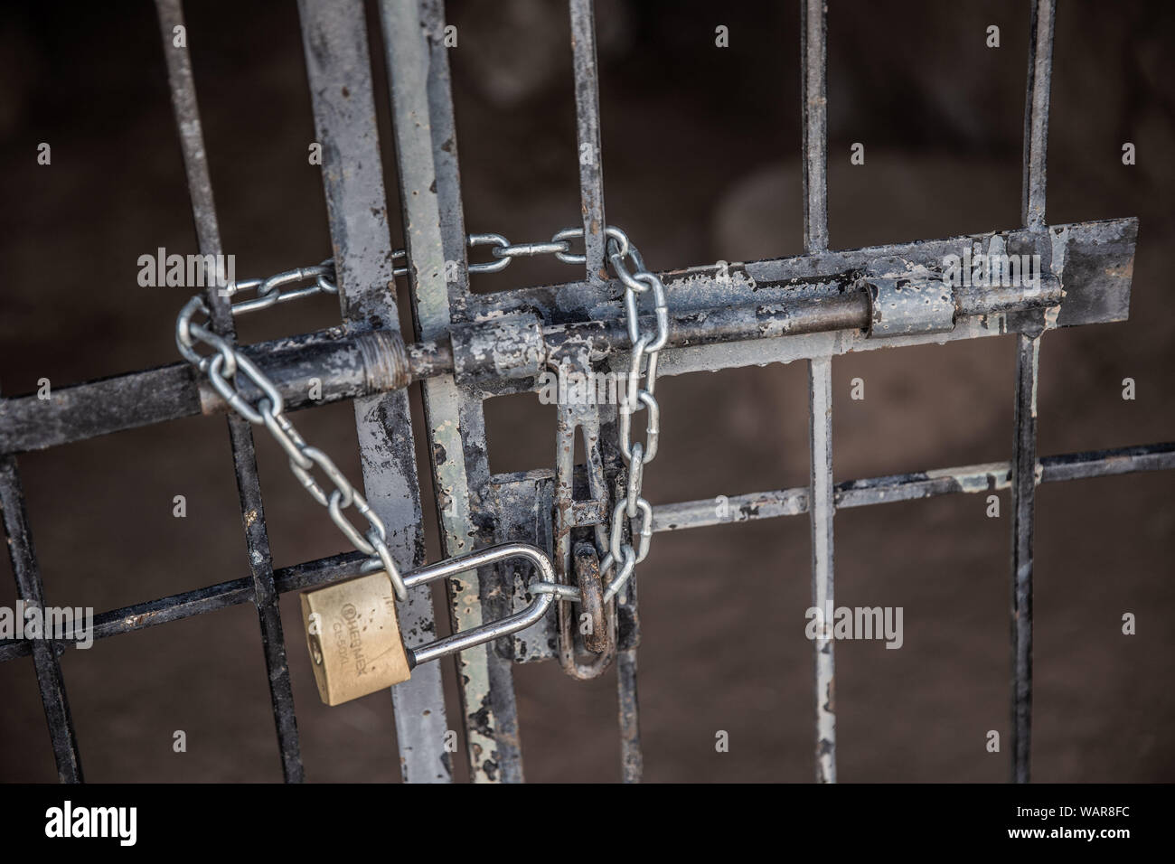 Geronimo's jail. A cave on a hill or small mountain was used to