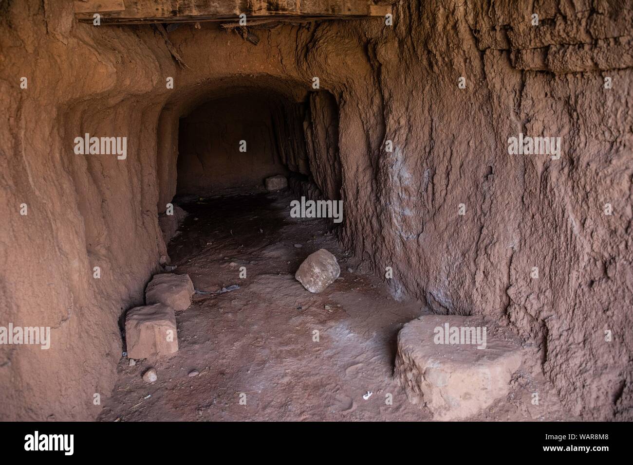 Geronimo's jail. A cave on a hill or small mountain was used to