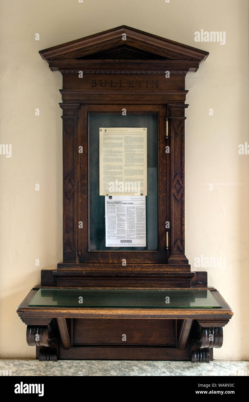 Display case postal hi-res stock photography and images - Alamy