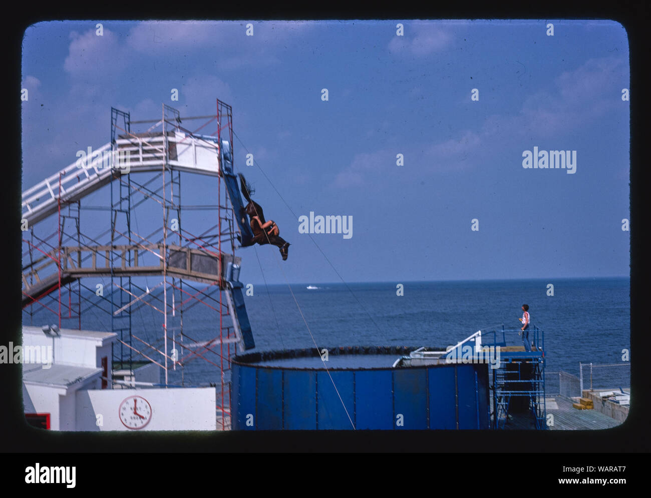 Diving horse, Steel Pier, Atlantic City, New Jersey Stock Photo Alamy