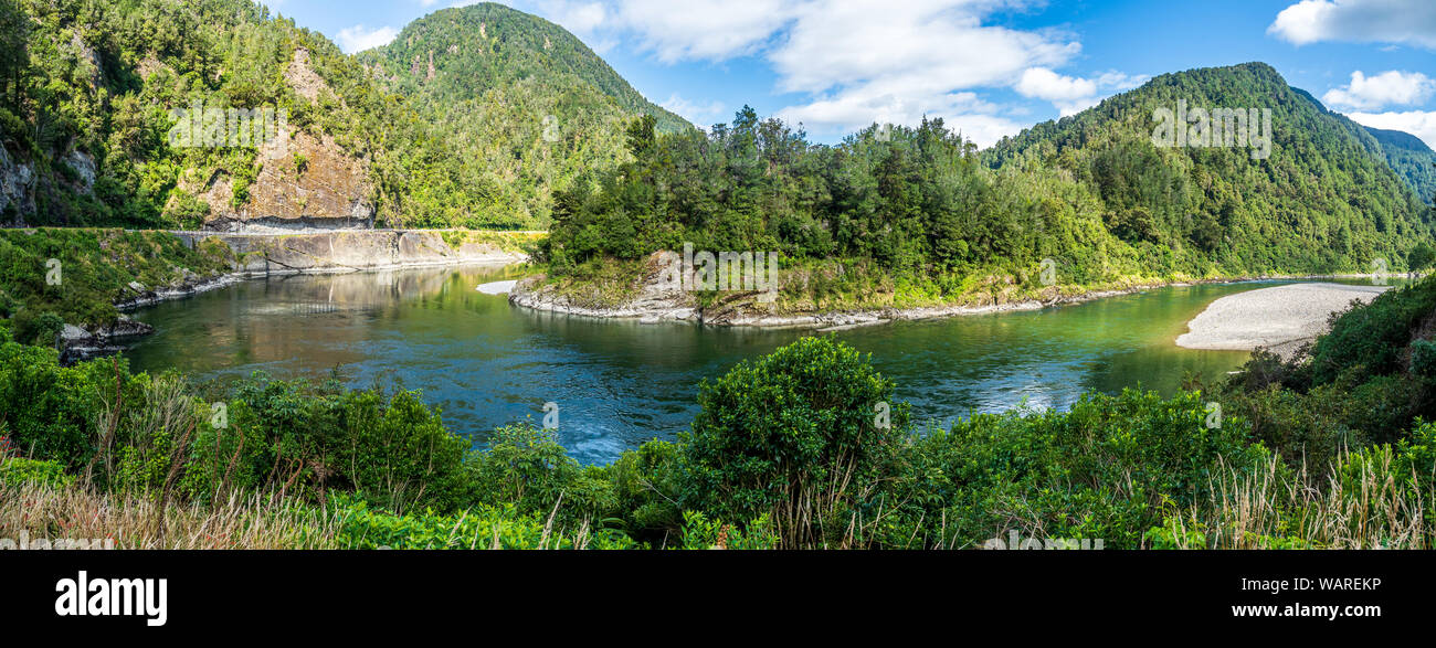 Pelorus River, New Zealand South Island Stock Photo