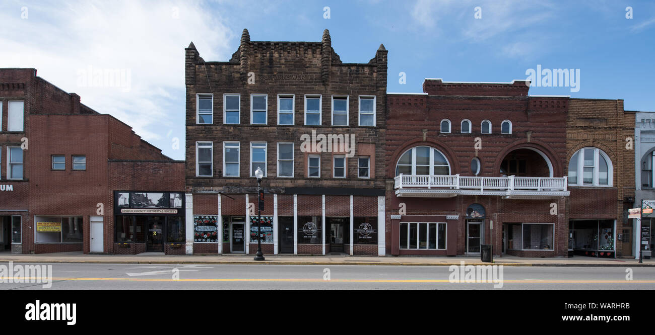 Downtown Buckhannon, West Virginia Stock Photo Alamy