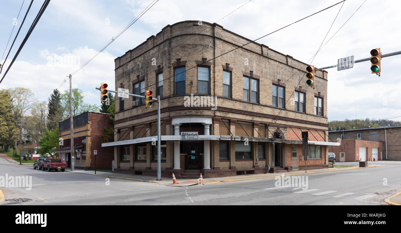 Downtown building in Philippi, West Virginia Stock Photo Alamy