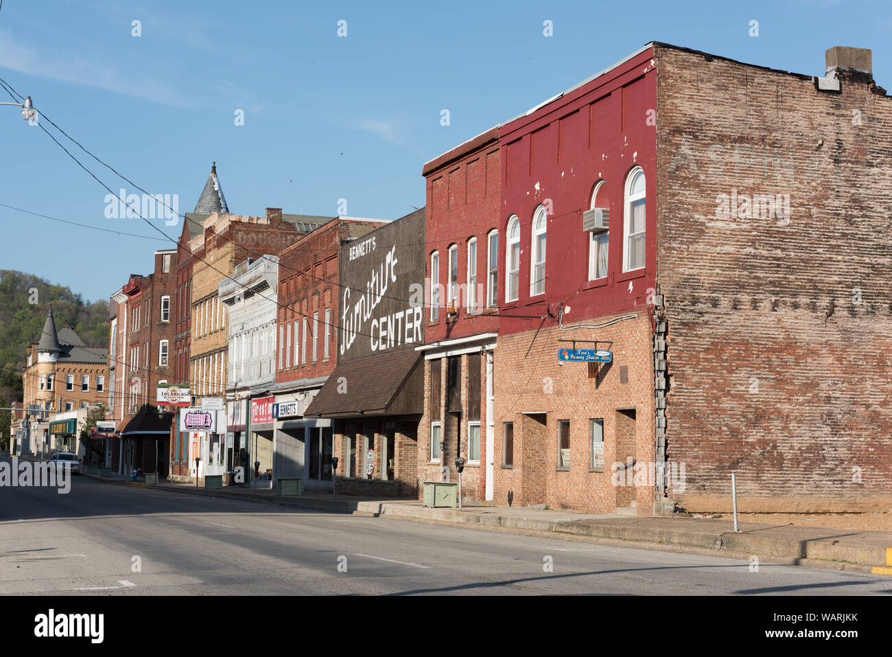 Downtown Weston, West Virginia Stock Photo Alamy