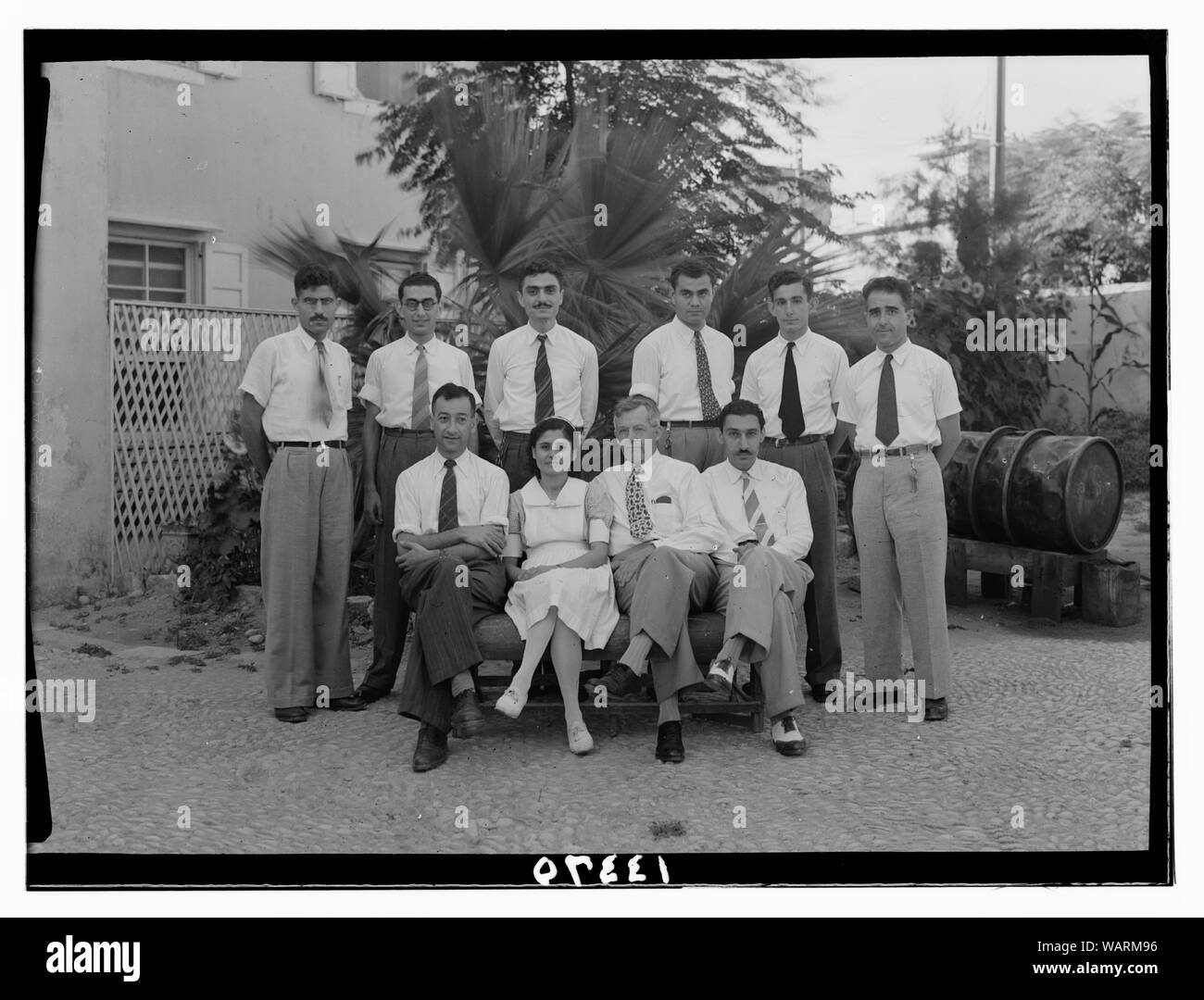 Dr. Bogis & group of doctors, Tripoli, American Mission Hospital Stock