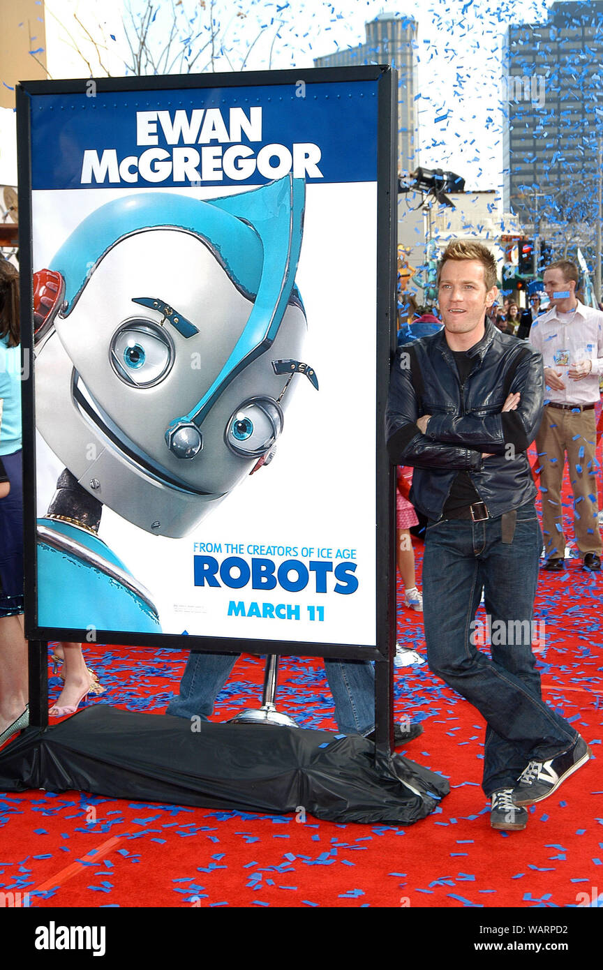 Ewan McGregor at the World Premiere of "Robots" held at the Mann  Village/Bruin Theater in Westwood, CA. The event took place on Sunday,  March 6, 2005. Photo by: SBM / PictureLux -