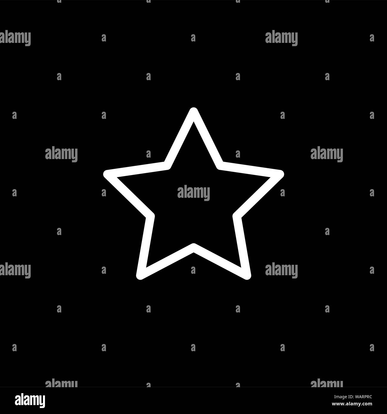 Empty star. Empty star