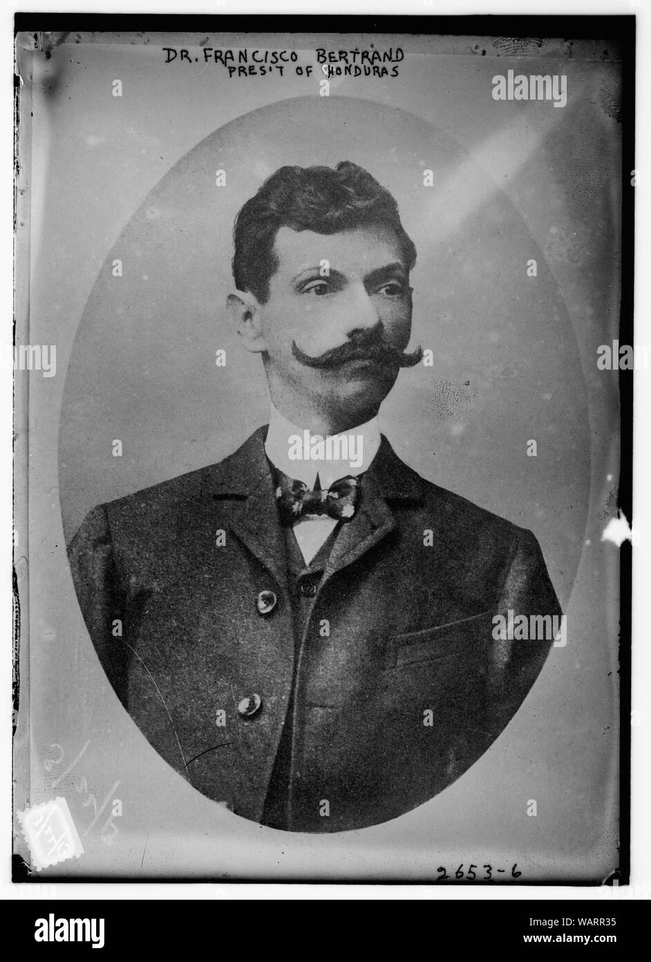 Dr. Francisco Bertrand Pres't of Honduras Stock Photo Alamy